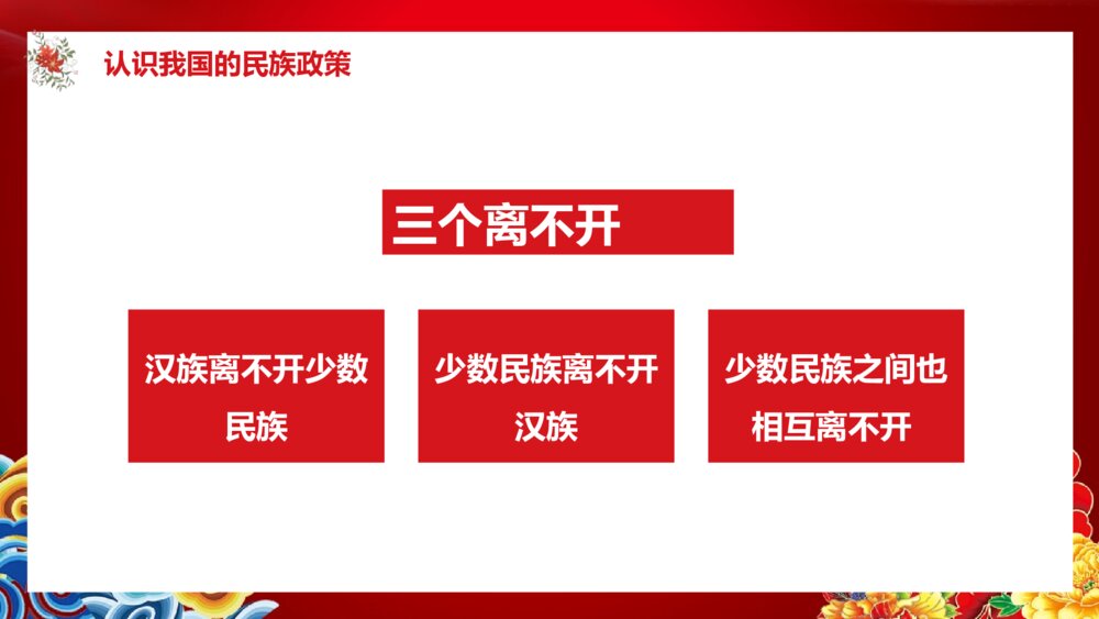 《民族团结教育》PPT班会课件6