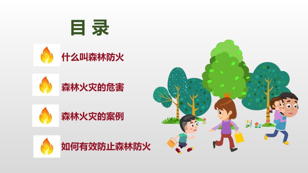 《森林防火 人人有责》PPT班会课件2