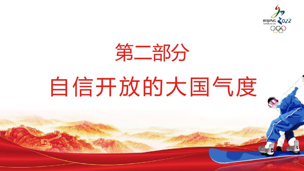 《北京冬奥精神是中国精神的集中体现和生动诠释》北京冬奥精神主题班会PPT课件7