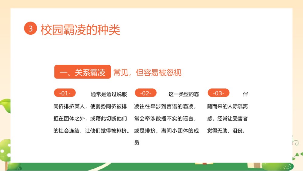 《拒绝校园霸凌》中小学生预防校园凌辱主题班会PPT课件10