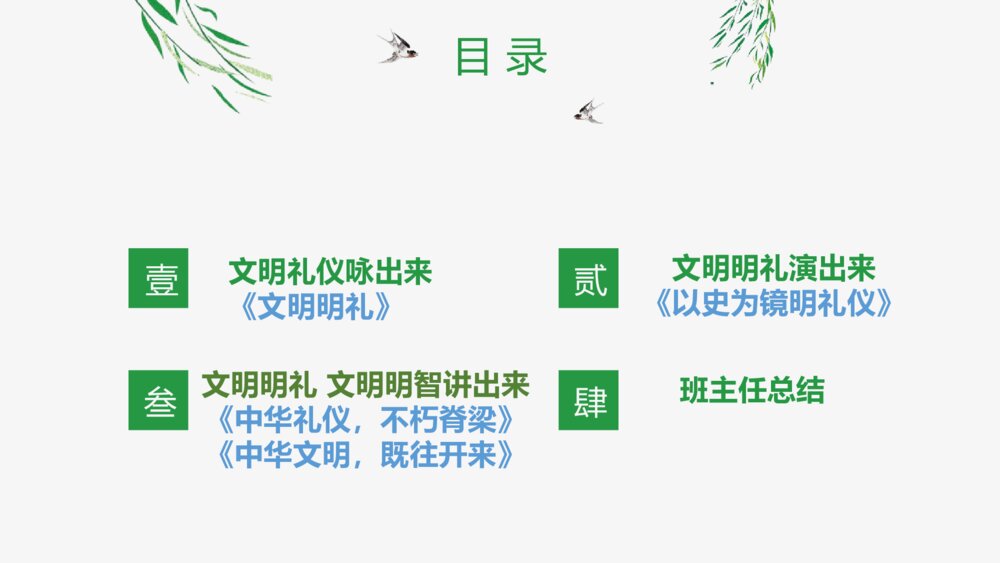 文明明礼·文明明智·文明礼仪PPT班会课件3