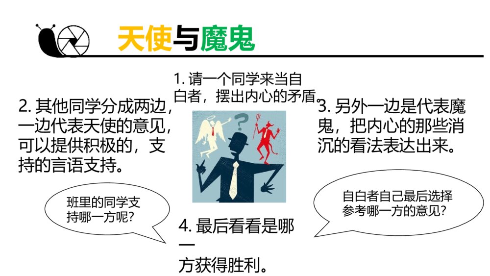 《当遭遇挫折·成功在左·我在右》面对挫折主题班会PPT课件7