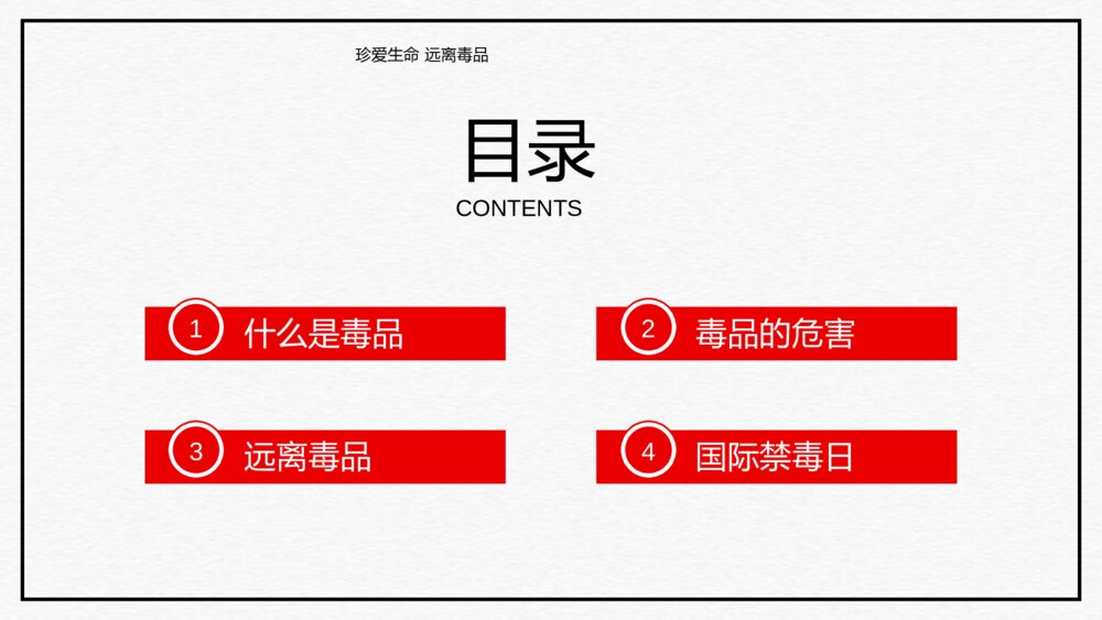 《珍爱生命 远离毒品》国际禁毒日PPT教学课件2