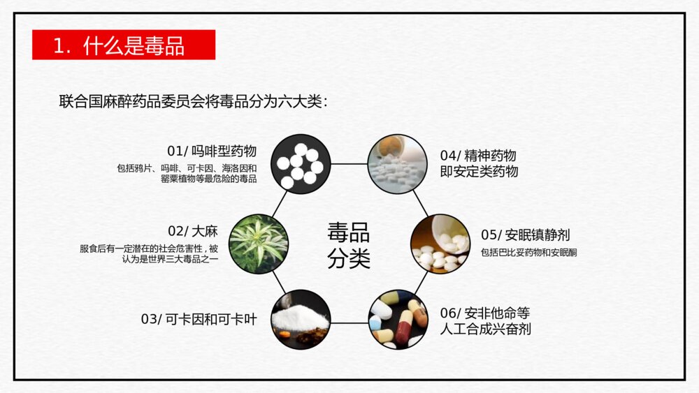 《珍爱生命 远离毒品》国际禁毒日PPT教学课件5