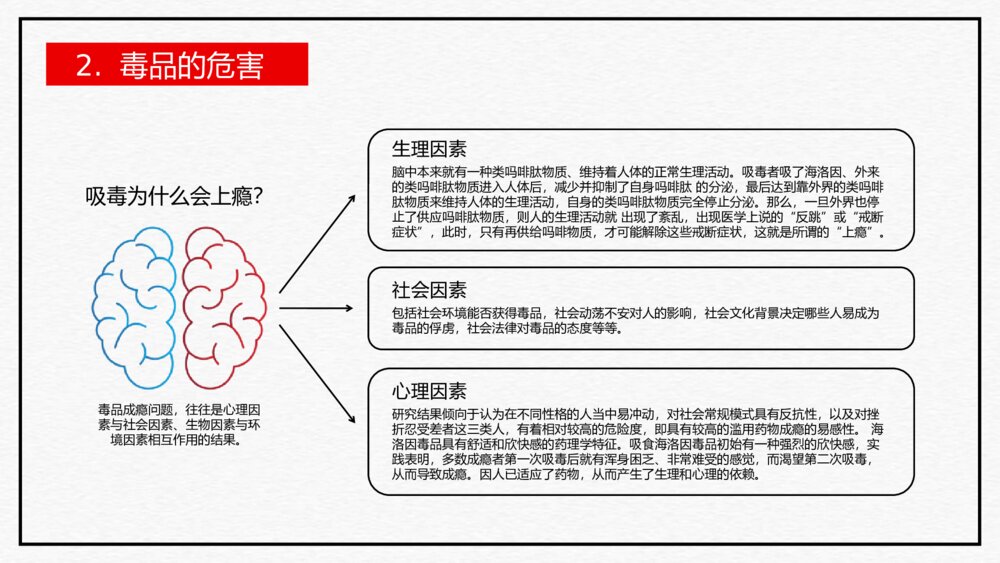《珍爱生命 远离毒品》国际禁毒日PPT教学课件10