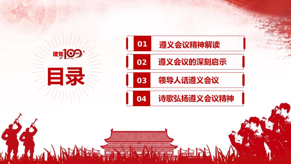 党史知识专题党课：学习遵义会议精神PPT课件(电子版可编辑修改)3
