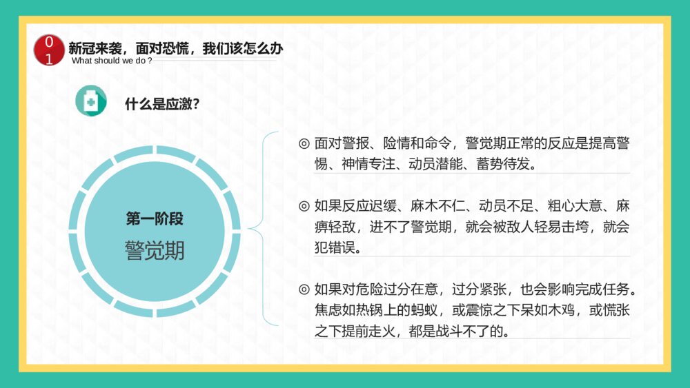 主题班会：新冠病毒来临 面对内心恐慌的正确姿势PPT课件（电子版可编辑修改）7