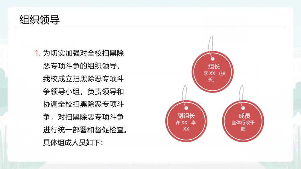 校园扫黑除恶专项斗争工作实施方案PPT班会课件（电子版幻灯片·可编辑修改）7