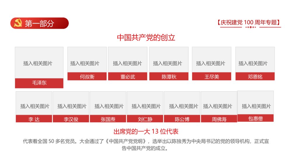 庆祝建党100周年专题党课PPT《学好百年党史凝聚奋斗伟力》6