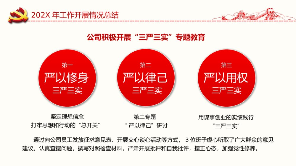 党支部工作总结汇报政府通用PPT课件(带内容文字可编辑修改)9