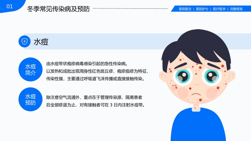 中小学冬季传染病预防知识主题班会PPT课件8
