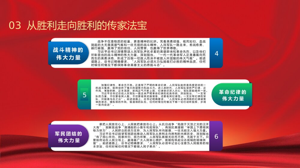 强国必须强军军强才能国安专题党课课件PPT：沿着中国特色强军之路奋勇前进-压缩8