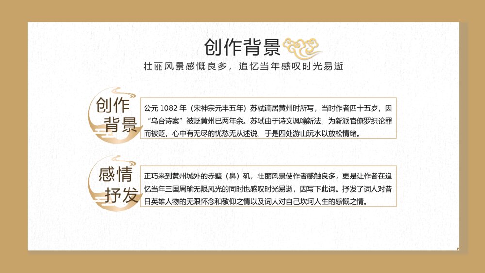 《念奴娇赤壁怀》初中语文高二教育教学PPT课件4