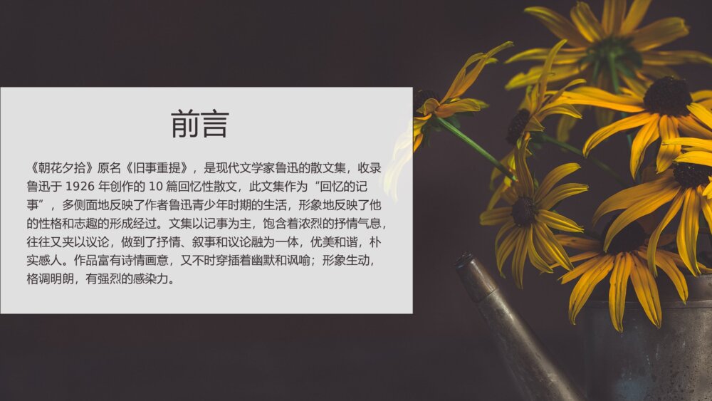 初中语文七年级上册《朝花夕拾·鲁迅》名著导读PPT教学课件2