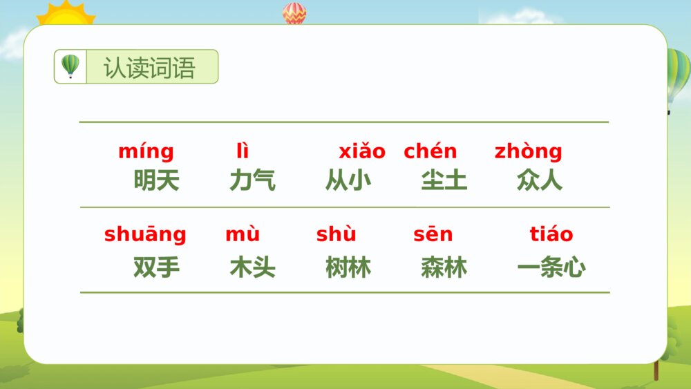 统编版·二年级语文上册第五单元《识字9日月明》课本同步PPT课件6