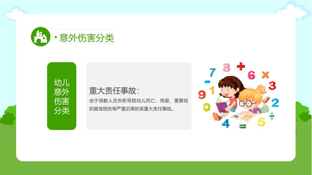 幼儿园意外伤害的防范以及处理知识培训PPT课件（带内容文字）7