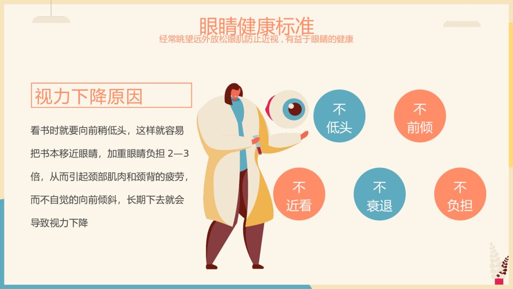 保护眼睛健康教育主题教育PPT课件(带内容)7