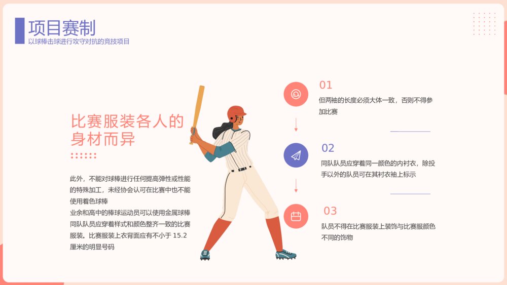 棒球运动知识教育主题PPT课件（带内容）10