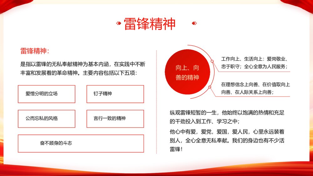 学雷锋树新风·做新时代接班人主题教育班会PPT课件10