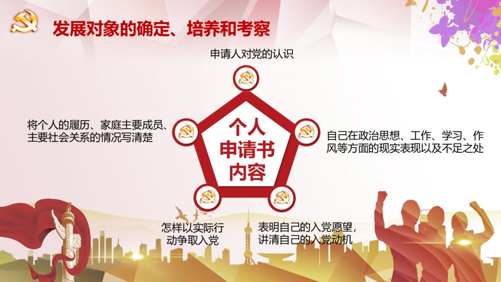 《党建微课堂》党委党支部入党流程知识培训PPT课件9
