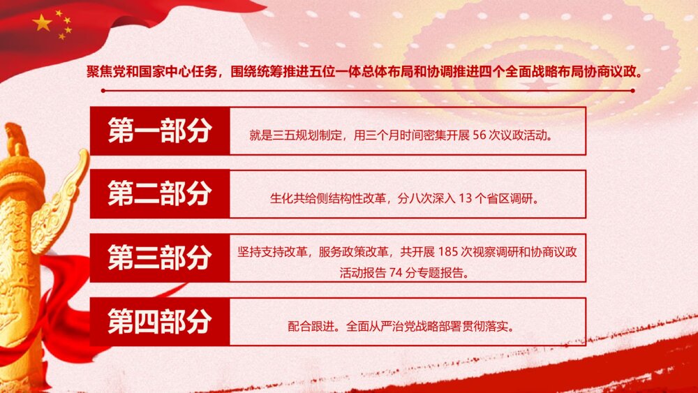 《聚焦两会 关注民生》红色党建工作会议专题PPT课件6