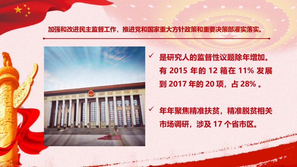 《聚焦两会 关注民生》红色党建工作会议专题PPT课件7