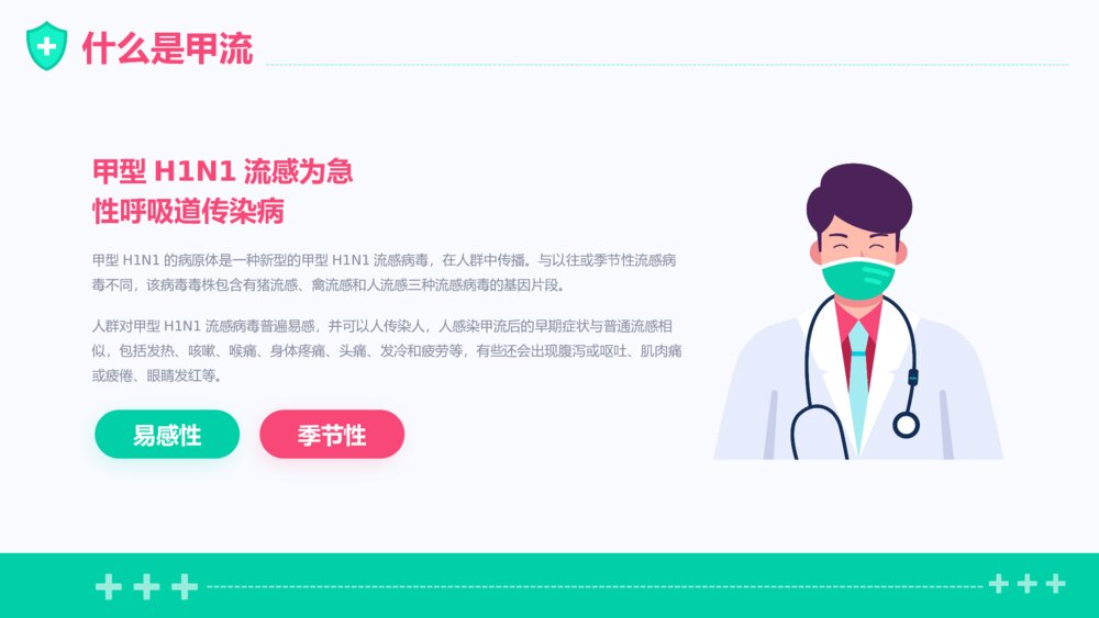 甲型H1N1流感春季传染病甲流的认识与预防PPT课件-甲流PPT课件下载4