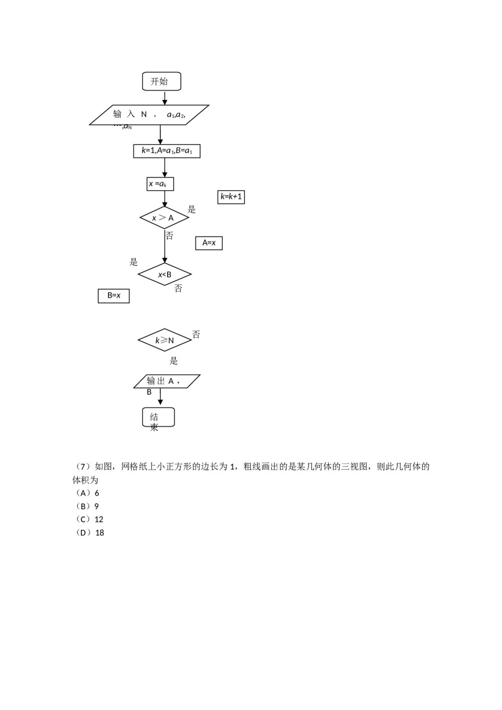 2012高考(文科)数学试卷+答案(新课标全国卷)2