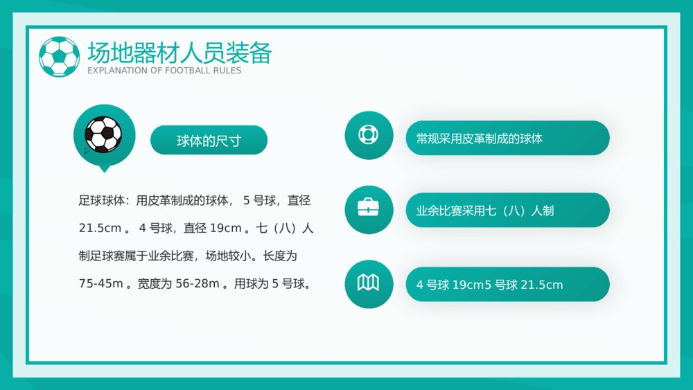 中小学生足球比赛规则讲解PPT课件下载4