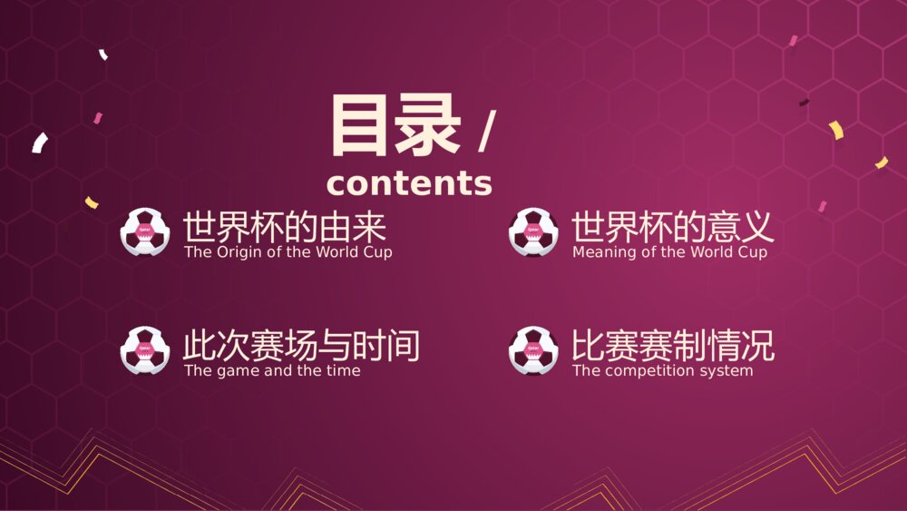 《卡塔尔足球世界杯》观赛指南主题PPT课件2