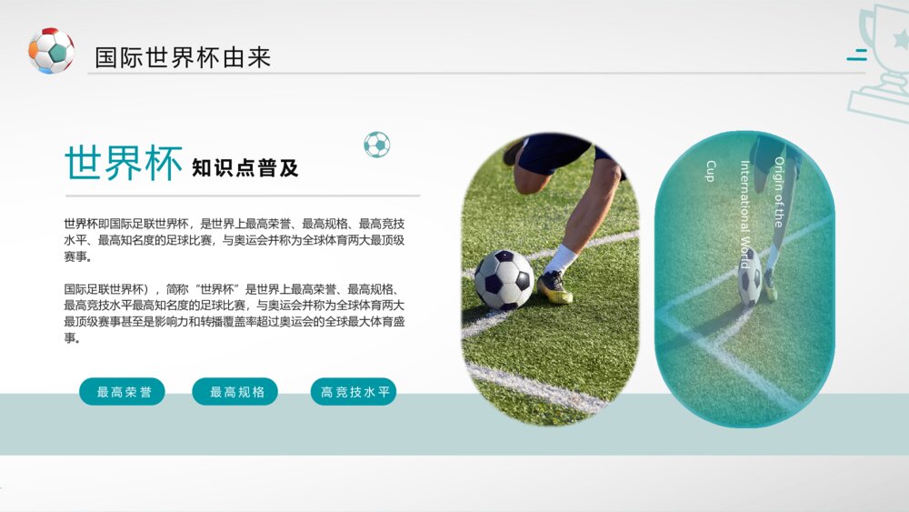 国际联足·塔尔世界杯赛事介绍PPT课件(带内容)4
