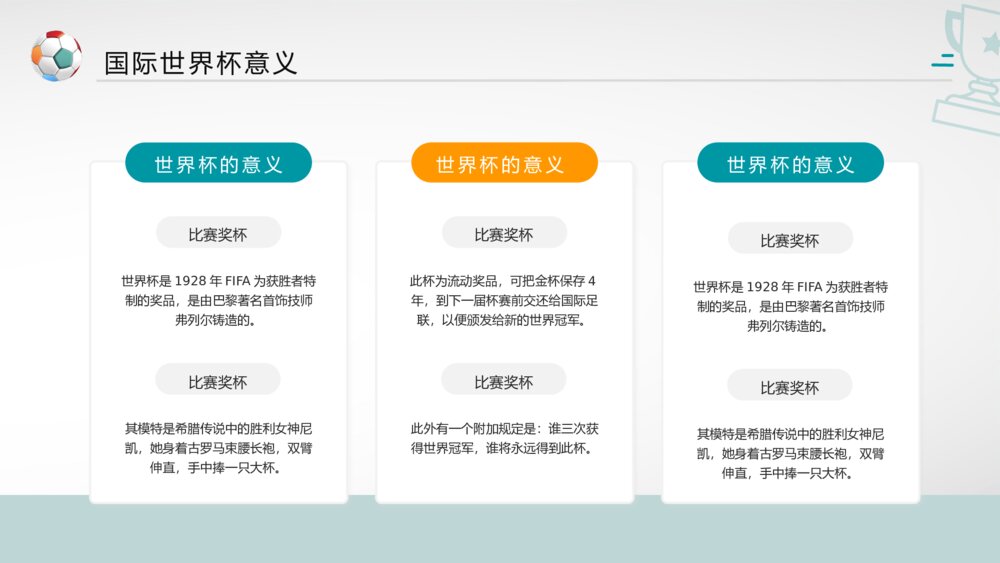 国际联足·塔尔世界杯赛事介绍PPT课件(带内容)8
