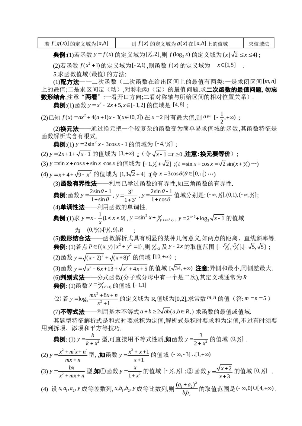2012新课标文科数学回归教材《2函数》2