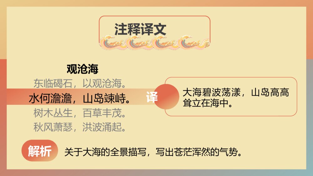 人教版七年级语文《古代诗歌四首》教师公开课PPT课件7