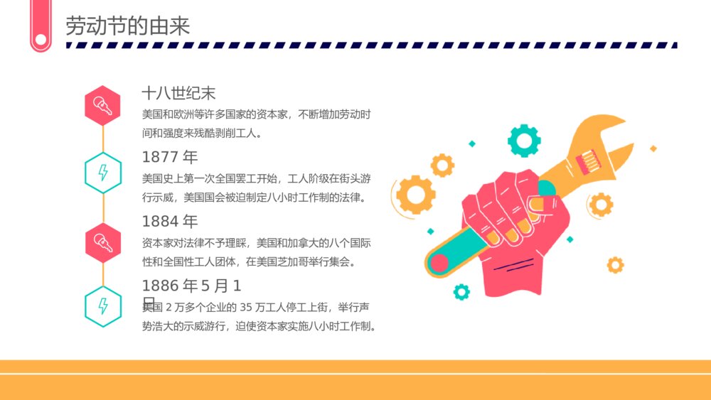 五一劳动节·劳动最光荣主题班会PPT课件下载4