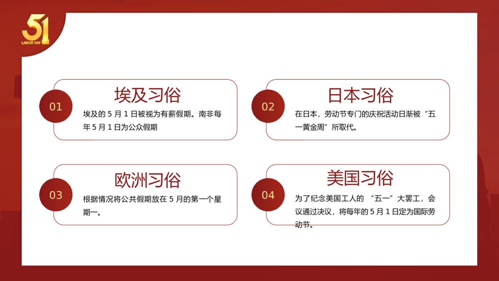 五一劳动节节日介绍活动策划宣传动态PPT课件下载10