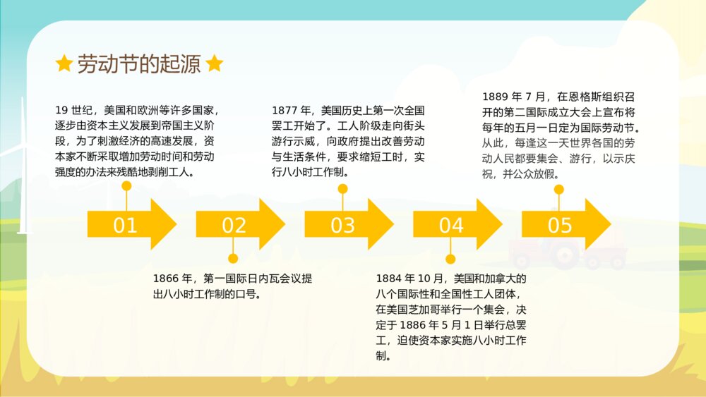 五一劳动节(劳动最光荣)主题班会PPT课件下载(带内容)5
