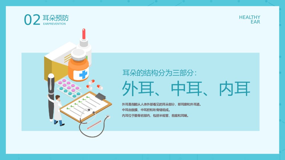 3月3日全国爱耳日主题教育《远离噪音保护听力》耳科护理PPT课件9