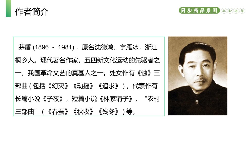 人教版八年级语文上册《白杨礼赞》PPT课件4