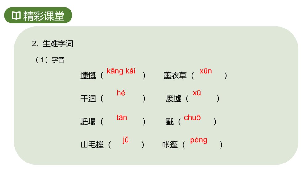 人教版七年级语文上册《植树的牧羊人》PPT课件6