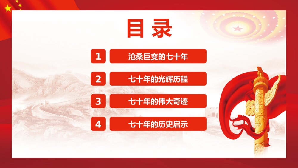 庆祝抗日战争抗战胜利xx周年PPT课件下载3