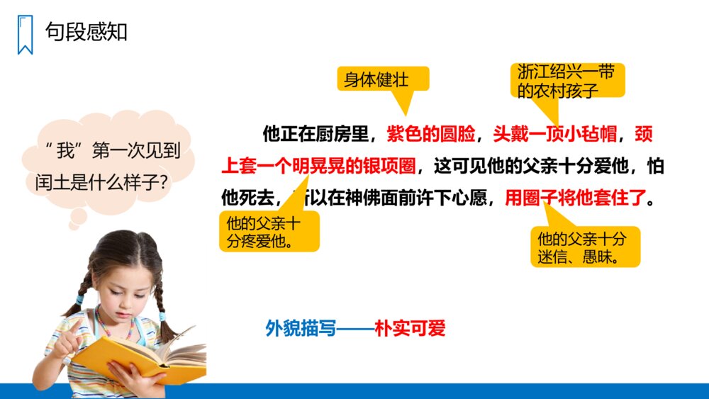 人教版六年级语文上册《少年闰土》PPT课件9