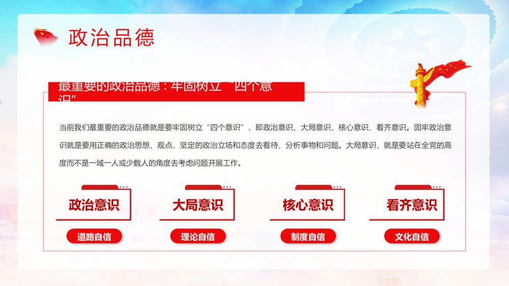 党员干部立四德·党政机关党员党风培训专题讲座PPT课件8