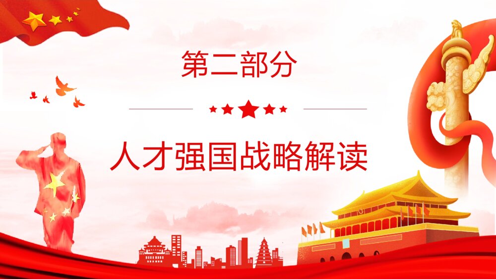 新时代人才强国战略重要讲话解读专题教育培训讲座PPT下载10