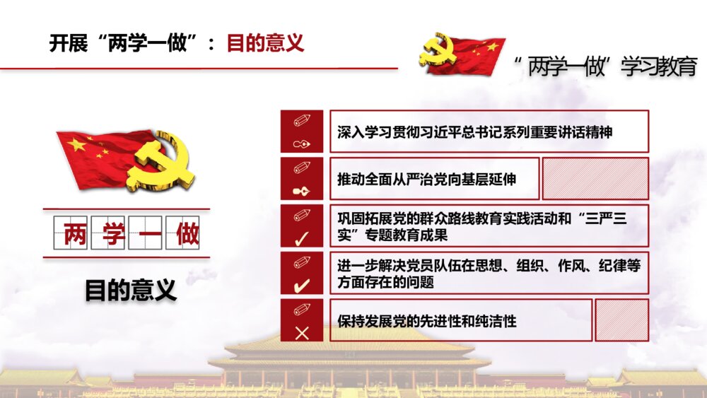 《两学一做》中国共产党党员党章党规学习PPT课件下载8