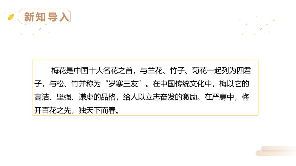 人教版四年级语文上册《雪梅》PPT精品课件2