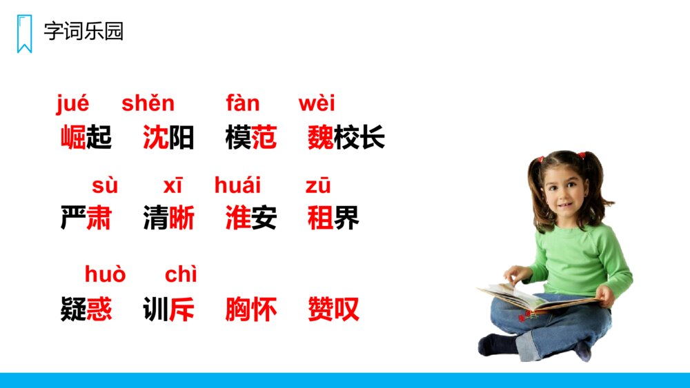 人教版四年级语文上册《为中华之崛起而读书》PPT课件3