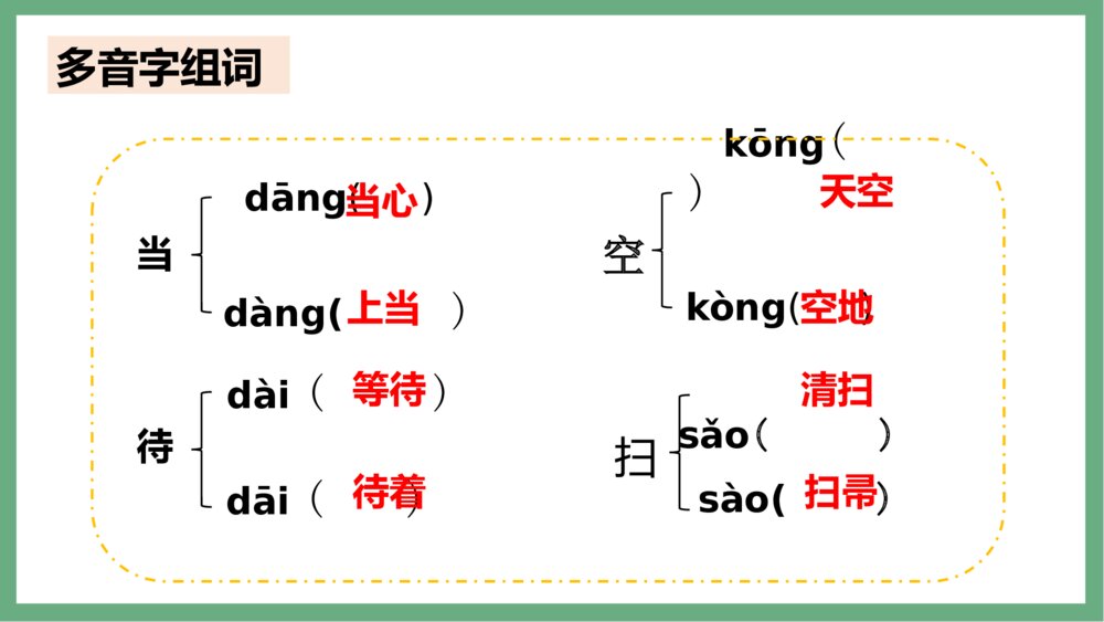 统编版二年级语文下册 第八单元复习(PPT课件)6