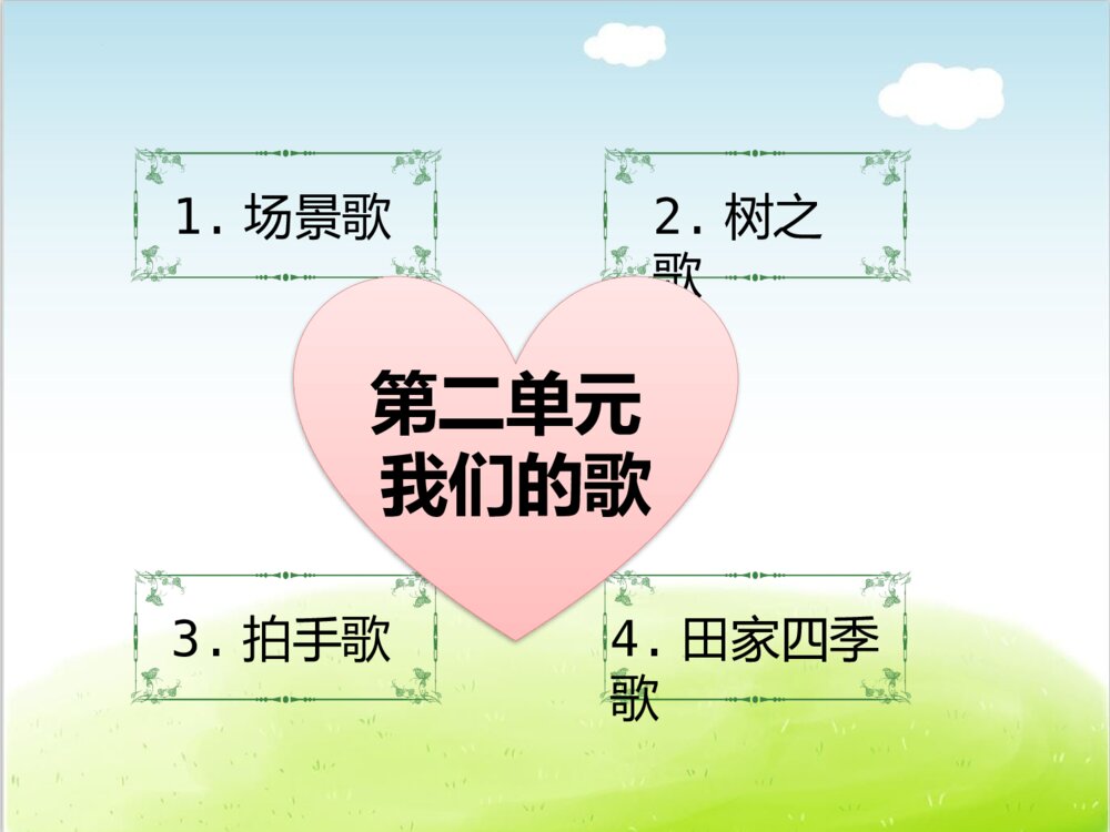 部编版二年级语文上册第二单元复习(PPT课件)9