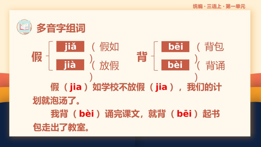 统编版三年级语文上册第一单元复习课件PPT下载5